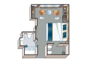 アマデウス・シルバーIII B-1キャビン ドロップダウンパノラマウィンドウ付き 17.5m²（2）