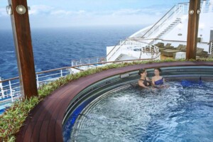 サファイア・プリンセス 展望浴場「泉の湯」