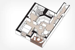 セブンシーズ・ボイジャー SS セブンシーズスイート 部屋 約36.4～45.7㎡／バルコニー部分 約15.9～26.3㎡（2）